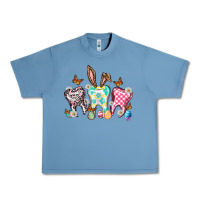 Pebble Blue Happy Easter Day teeth Urban Heavy Tee - HowdyJamesFarm