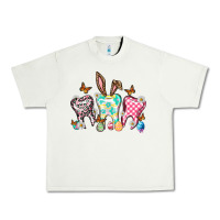Pistachio Happy Easter Day teeth Urban Heavy Tee - HowdyJamesFarm