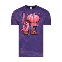 Cloud Purple love cancer pumpkin Vintage Tee - texasbilliewilder