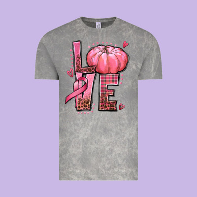 Love Cancer Pumpkin Vintage Tee Designed By Texasbilliewilder