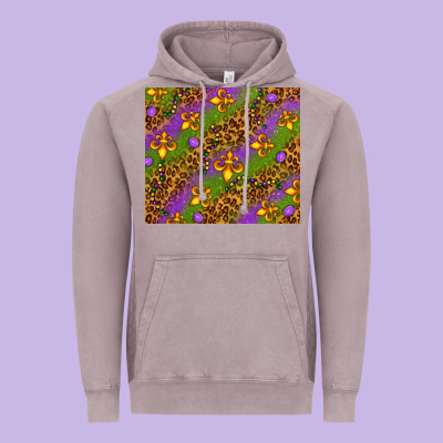 Mardi Gras Tumbler Vintage Hoodie Designed By Howdyjamesfarm