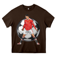 Chocolate Brown cr7 soccer fan Heavy Core Tee - lanVoArt
