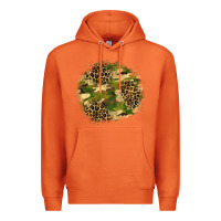 Carrot camouflage and leopard patch  2 Premium Hoodie - BundleAndBundleShop