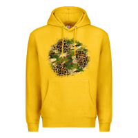 Lemon camouflage and leopard patch  2 Premium Hoodie - BundleAndBundleShop