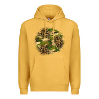 Mustard camouflage and leopard patch  2 Premium Hoodie - BundleAndBundleShop