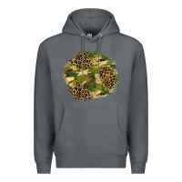 Rock camouflage and leopard patch  2 Premium Hoodie - BundleAndBundleShop