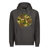 Smoke camouflage and leopard patch  2 Premium Hoodie - BundleAndBundleShop