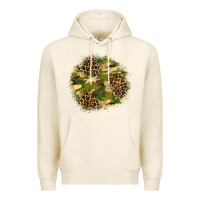 Tofu camouflage and leopard patch  2 Premium Hoodie - BundleAndBundleShop