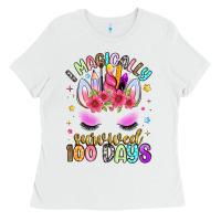 White i magically survived 100 days Ladies Tee - Artiststas
