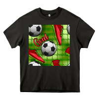 Asphalt soccer shoes goal seamless pattern Heavy Core Tee - BundleAndBundleShop