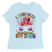 Baby Blue i magically survived 100 days Ladies Tee - Artiststas