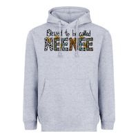 Heather Grey blessed to be called neenee Heavyweight Hoodie - CowhideDigitalArt