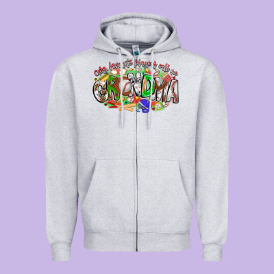 My Favorite Platers Call Me Grandma Baseball Zipper Hoodie Designed By Cowhidedigitalart