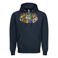 Navy my favorite platers call me grandma baseball Zipper Hoodie - CowhideDigitalArt