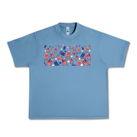 Pebble Blue American popsicle Urban Heavy Tee - TumblerDesignByShophia