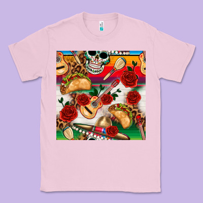 Mexican  Seamless Pattern Classic Tee Designed By Texasbilliewilder