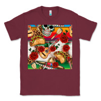 Burgundy mexican  seamless pattern Classic Tee - texasbilliewilder