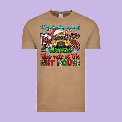 The Jolliest Bunch Of Drivers This Side Of The Nut Vintage Tee Designed By Texasbilliewilder