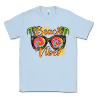 Dusty Blue beach vibes Classic Tee - RacoonDesign