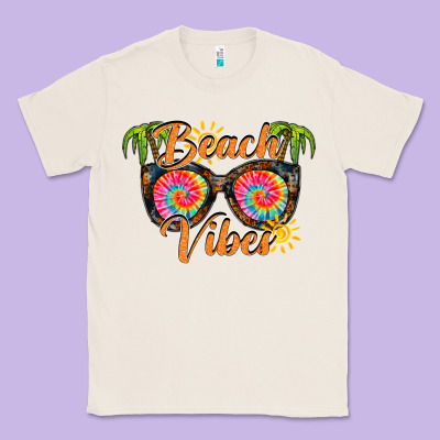 Beach Vibes Classic Tee Designed By Racoondesign