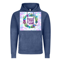 Vintage Denim mermaid kisses starfish wishes Vintage Hoodie - TumblerDesignByShophia