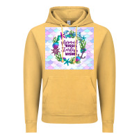 Vintage Mustard mermaid kisses starfish wishes Vintage Hoodie - TumblerDesignByShophia