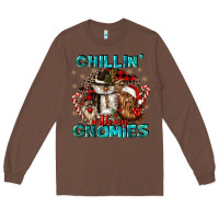 Chestnut chillin with my gnomies Long Sleeve Tee - CowGirlArtShop
