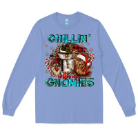 Colony Blue chillin with my gnomies Long Sleeve Tee - CowGirlArtShop
