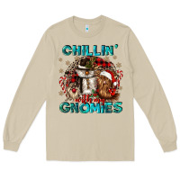 Mushroom chillin with my gnomies Long Sleeve Tee - CowGirlArtShop