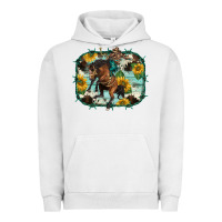 Pigment Lunar Rock western rodeo horse cowhide sunflowers Urban Hoodie - BarkalooDesign