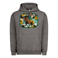 Pigment Tornado western rodeo horse cowhide sunflowers Urban Hoodie - BarkalooDesign