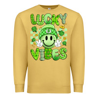 Antique Gold lucky vibes Premium Sweatshirt - Artiststas