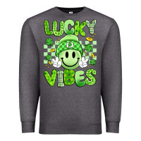 Charcoal Heather lucky vibes Premium Sweatshirt - Artiststas