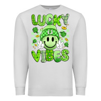 Dove Grey lucky vibes Premium Sweatshirt - Artiststas