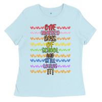 Baby Blue one hundred days of school and still loving it! Ladies Tee - Artiststas