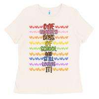 Bone one hundred days of school and still loving it! Ladies Tee - Artiststas