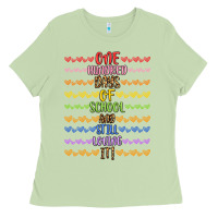 Matcha one hundred days of school and still loving it! Ladies Tee - Artiststas