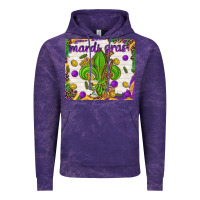 Cloud Purple Mardi Gras Fleur De Lis tumbler Vintage Hoodie - HowdyJamesFarm