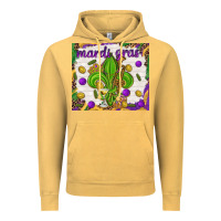 Vintage Mustard Mardi Gras Fleur De Lis tumbler Vintage Hoodie - HowdyJamesFarm