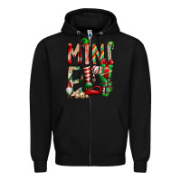 Black Mini Elf Zipper Hoodie - CowhideDigitalArt