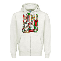 Oatmeal Heather Mini Elf Zipper Hoodie - CowhideDigitalArt