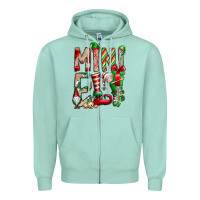 Seafoam Mini Elf Zipper Hoodie - CowhideDigitalArt
