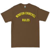 Cacao Trending Winston Churchill Rules Premium Tee - lanVoArt