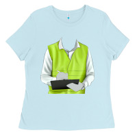 Baby Blue border collie engineer Ladies Tee - RanaPortraitStore