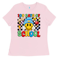 Bubblegum Pink 100 days of school Ladies Tee - Artiststas
