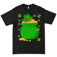 Black ireland leprechaun hat pot of gold irish st patricks day Premium Tee - lanVoArt