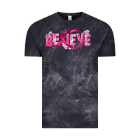 Cloud Black Cancer Believe Vintage Tee - NancyCooperArtShop