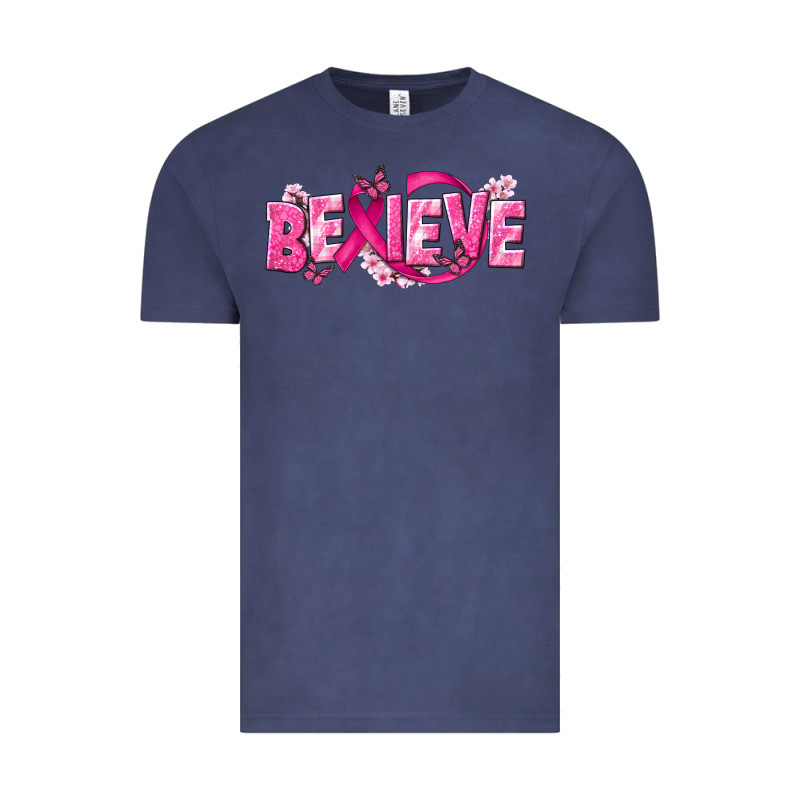 Cancer Believe Vintage Tee by NancyCooperArtShop | Teevron