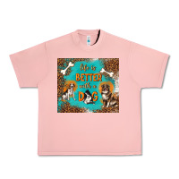 Salmon life is better with a dog Urban Heavy Tee - TumblerDesignByShophia