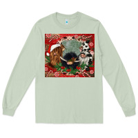 Matcha christmas heifer cow  gnomies Long Sleeve Tee - CowGirlArtShop
